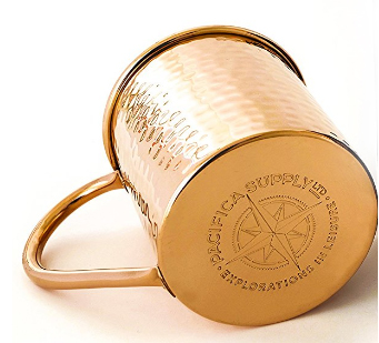 Pacifica Supply - Hammered Copper Mug